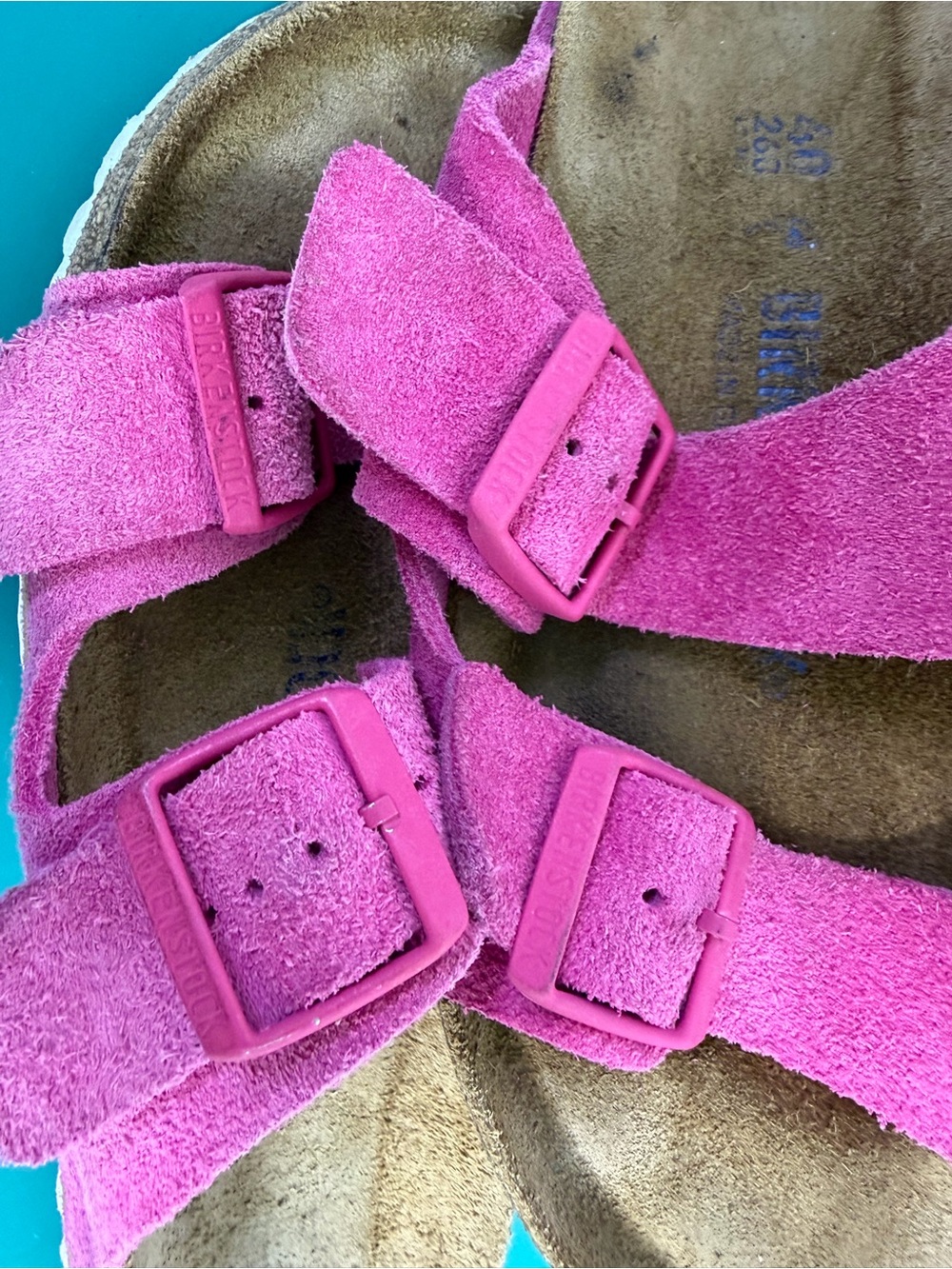 Birkenstock Boston Soft Footbed Pink Suede Clogs Sandals EU 40 US 9 Women - Picture 7 of 11
